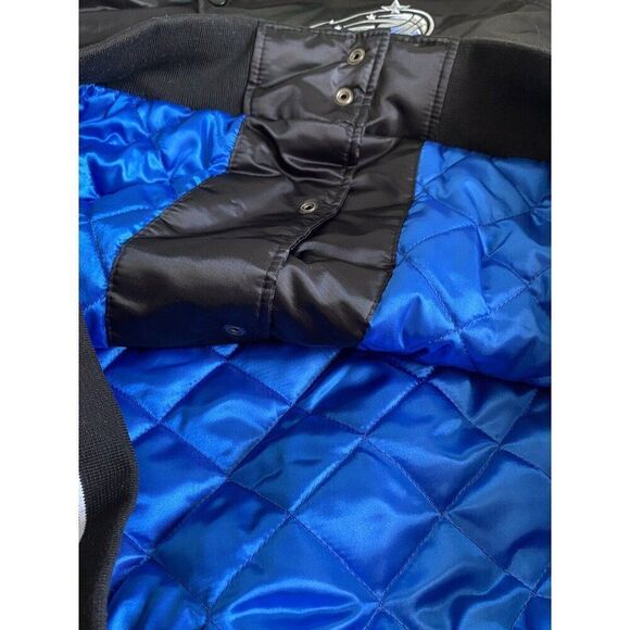 Starter Orlando Magic Satin Snap Button Bomber Jacket Men’s Sz 4XL NBA NEW - Picture 13 of 14